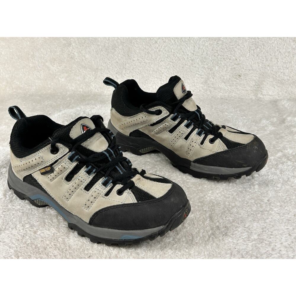Ecco Beige and Black Athletic Hiking Shoes - Picture 3 of 8